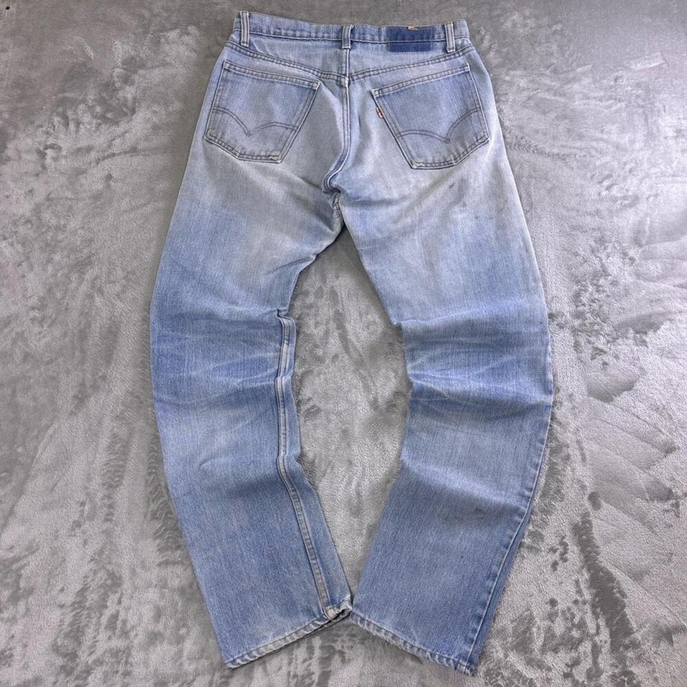 Vintage 1970s Levi’s Orange Tab Jeans 31x32 USA Talon 42 Reworked Distressed